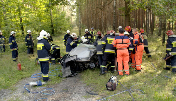 Zderzenie roweru z kurierem i budzilla patrol